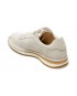 Pantofi CLARKS albi, CRAFTRUN LACE 13-I, din piele intoarsa