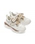 Pantofi sport EPICA albi, 2288, din material textil si piele naturala