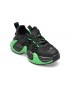 Pantofi sport EPICA negri, 8531, din material textil si piele naturala