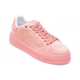 Pantofi sport LIU JO roz, CLEO09, din piele intoarsa