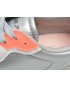 Pantofi sport PEPE JEANS argintii, LS31453, din material textil si piele intoarsa