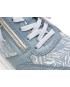 Pantofi REMONTE albastri, D2401, din material textil si piele ecologica