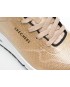 Pantofi sport SKECHERS aurii, UNO, din piele ecologica
