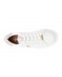 Pantofi sport US POLO ASSN albi, EXTR2PR, din piele ecologica