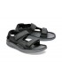 Sandale CLARKS negre, WESLEY BAY 01-S, din piele ecologica