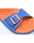 Sandale GEOX albastre, J35HMA, din piele ecologica