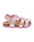 Sandale GEOX roz, B252RA, din piele ecologica