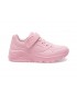 Pantofi sport SKECHERS roz, UNO LITE, din piele ecologica