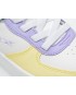 Pantofi sport SKECHERS albi, SPORT COURT, din piele ecologica