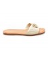 Papuci ALDO albe, QELAJAR110, din piele ecologica