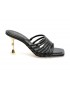 Papuci ALDO negre, HARPA001, din piele ecologica