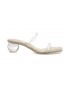 Papuci ALDO albi , SAGA110, din pvc