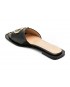 Papuci EPICA negri, 528549, din piele naturala