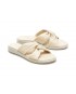 Papuci FLAVIA PASSINI albi, HY906, din piele naturala