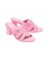 Papuci GRYXX roz, 342903, din piele naturala