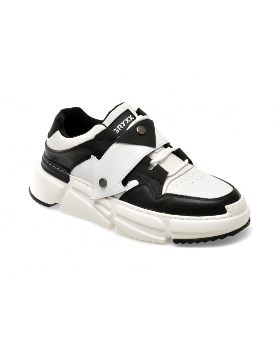 Pantofi GRYXX alb-negru