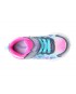 Pantofi SKECHERS multicolor, FLUTTER HEART LIGHTS, din material textil si piele ecologica