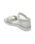 Sandale PRIMIGI albe, 39142, din piele naturala