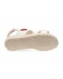 Sandale GEOX albe, J358ZB, din piele ecologica