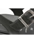 Sandale REMONTE negre, D0L50, din piele naturala