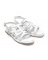 Sandale GRYXX albe, 1199, din piele naturala