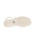 Sandale GRYXX albe, PF3066, din piele naturala
