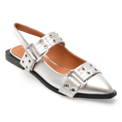 Pantofi EPICA argintii