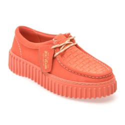Mocasini CLARKS portocalii