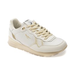 Pantofi sport PEPE JEANS albi