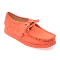 Mocasini CLARKS portocalii