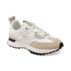 Pantofi sport PEPE JEANS albi