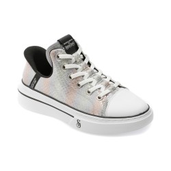 Pantofi sport SKECHERS argintii