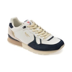 Pantofi sport PEPE JEANS albi