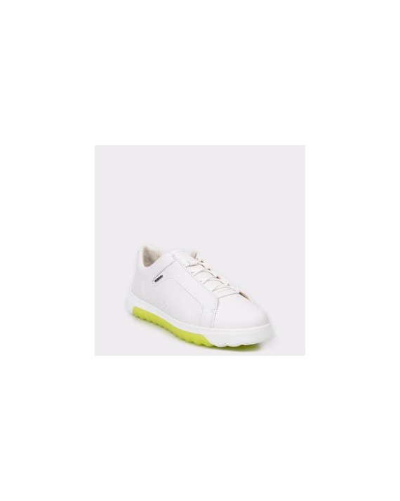 Pantofi sport GEOX albi, D94FMA, din piele naturala