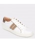 Pantofi sport GEOX albi, D94fed, din piele naturala