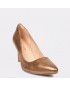 Pantofi CLARKS auriu, Laina Rae, din piele naturala