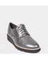 Pantofi CLARKS argintii, Sharon Noel, din piele naturala