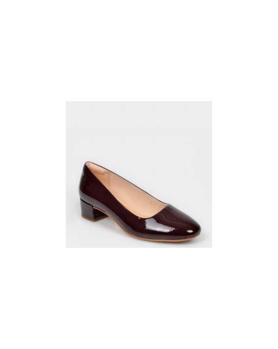 Pantofi CLARKS visinii, Orabella Alice, din piele naturala lacuita