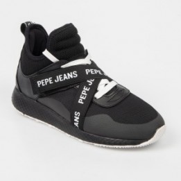 Pantofi sport PEPE JEANS negre, LS30933, din material textil
