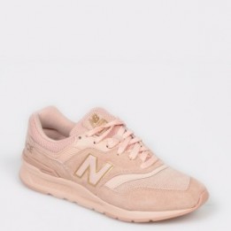 Pantofi sport NEW BALANCE roz, CW997, din material textil si piele inaturala