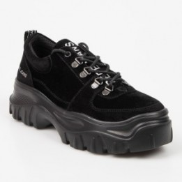 Pantofi PEPE JEANS negri, LS10389, din material textil