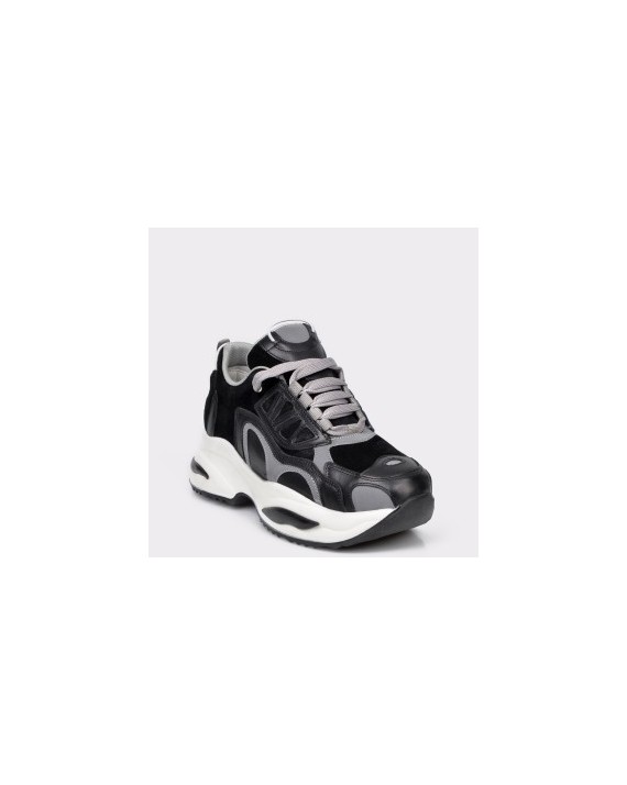 Pantofi sport FLAVIA PASSINI negri, 3621808, din piele intoarsa