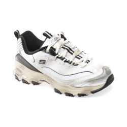 Pantofi sport SKECHERS alb-negru