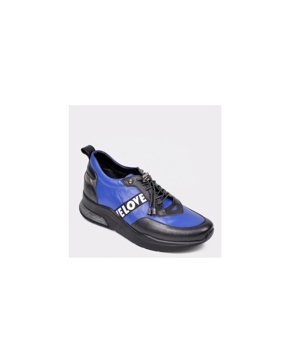 Pantofi FLAVIA PASSINI albastri, DBS18, din piele naturala