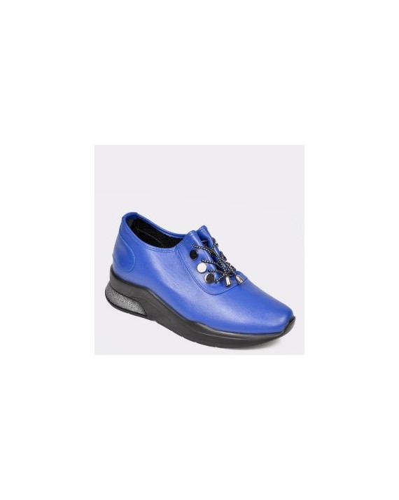 Pantofi FLAVIA PASSINI albastri, Dbs17, din piele naturala