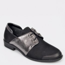 Pantofi FLAVIA PASSINI negri, PD4006, din nabuc