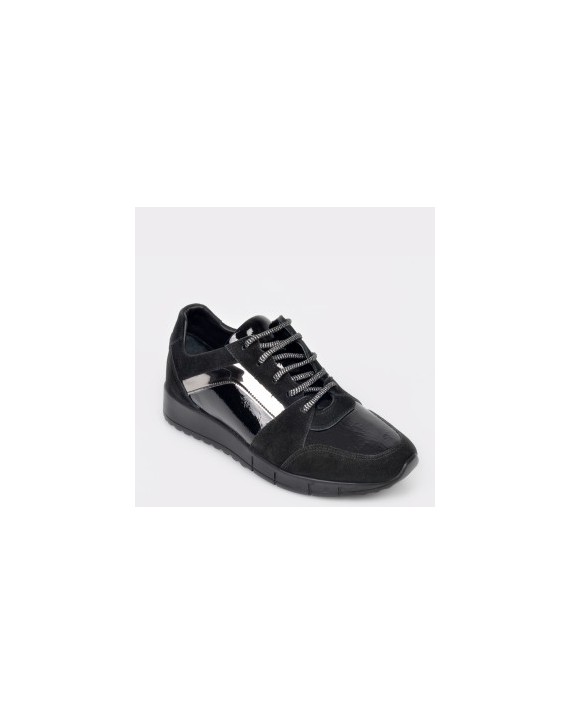 Pantofi sport FLAVIA PASSINI negri, VS5107, din piele intoarsa