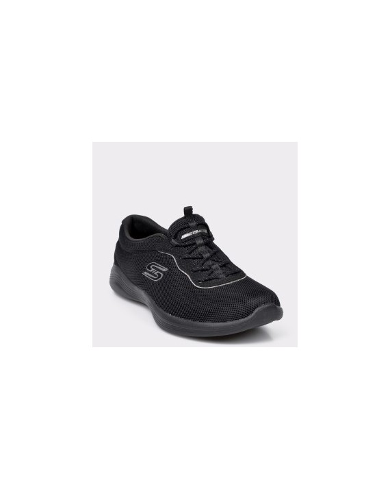 Pantofi sport SKECHERS negri, 23607, din material textil