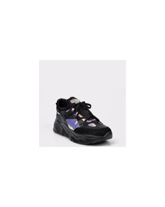 Pantofi sport FLAVIA PASSINI negri, 4246, din piele ecologica
