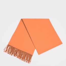 Esarfa KLOP portocalie, H80, din material textil